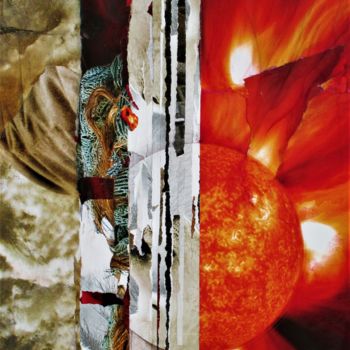 Collages intitolato "S- 481" da Patrick Demelenne, Opera d'arte originale, Collages
