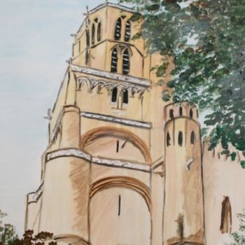 Painting titled "Cathédrale d'Albi" by Magda, Original Artwork