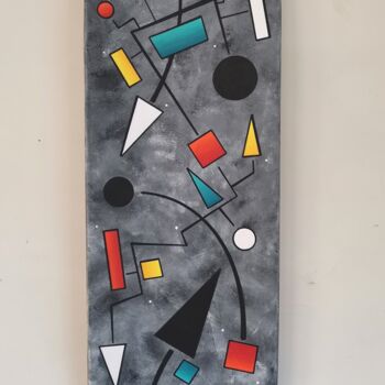 Painting titled "Triks" by Rémy Demestre, Original Artwork, Acrylic