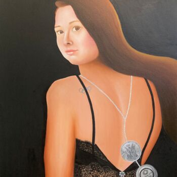 Peinture intitulée "何詩蓓Siobhan Bernadet…" par Demi Ng, Œuvre d'art originale, Huile