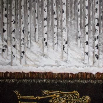 Pintura titulada "Invierno" por Yolanda Molina Brañas (demonio), Obra de arte original, Oleo