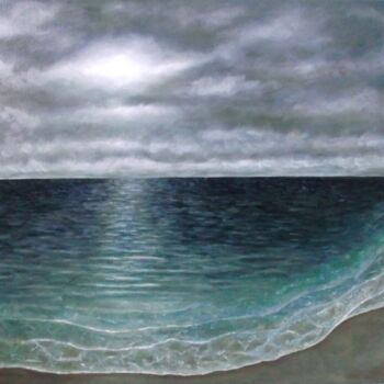Pintura titulada "La orilla" por Yolanda Molina Brañas (demonio), Obra de arte original, Oleo