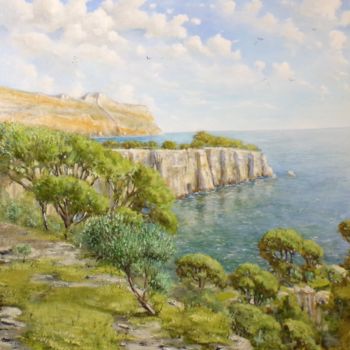 Painting titled "Cap canaille" by Philippe Demory, Original Artwork, Oil
