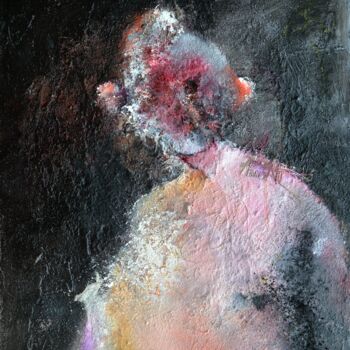 Peinture intitulée "Le roi est nu" par Denis Blondel, Œuvre d'art originale, Huile