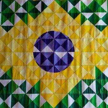 Ζωγραφική με τίτλο "Brasil" από Denis Carvalho, Αυθεντικά έργα τέχνης, Άλλος