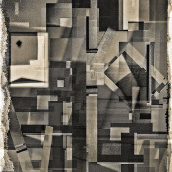 Grafika cyfrowa / sztuka generowana cyfrowo zatytułowany „Primitivisme noir” autorstwa Denis Chapoullié, Oryginalna praca, A…