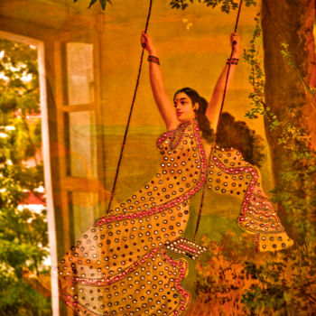 Photographie intitulée "La Belle de Pondich…" par Denis Chapoullié, Œuvre d'art originale, Photographie numérique