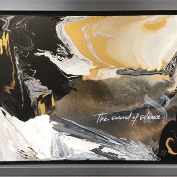 제목이 "THE SOUND OF SILENCE"인 미술작품 Denis Chich로, 원작, 아크릴 나무 들것 프레임에 장착됨