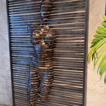 Скульптура под названием "Phantomette" - Denis Fourez, Подлинное произведение искусства, Металлы