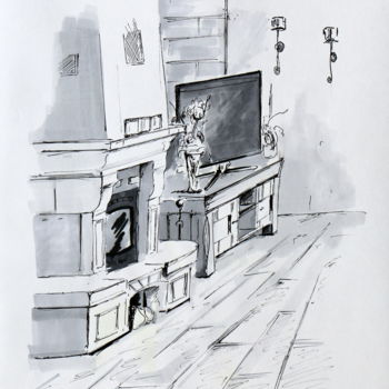 Drawing titled "img-3766-1.jpg" by Denis Gahéry, Original Artwork