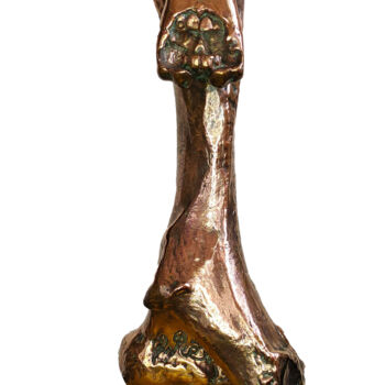 Skulptur mit dem Titel "Résurrection #2nyss" von Denis Michel (2nyss), Original-Kunstwerk, Bronze