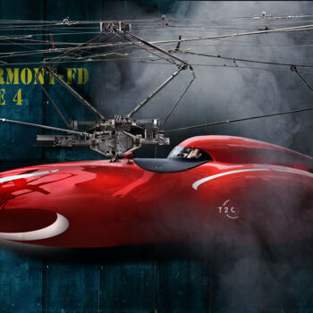 Photography titled "TRANS-EXPRESS" by Denis Pourcher, Original Artwork, Manipulated Photography
