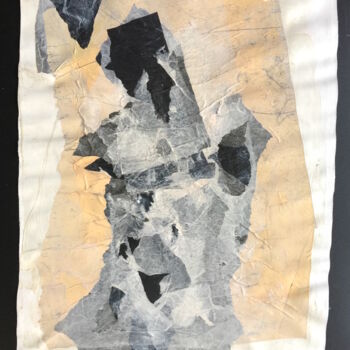 Collages intitulée "Torse Carbone 2003" par Denis Reitz, Œuvre d'art originale, Papier