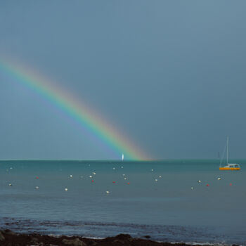 Photography titled "Rainbow & sail (RPP…" by Denis Sukhinin, Original Artwork, Digital Photography