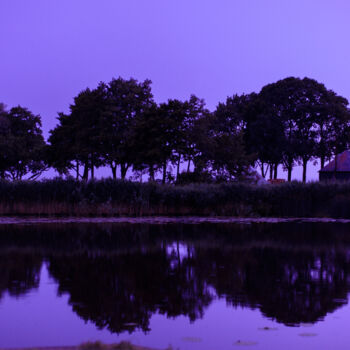 Fotografia intitolato "Purple sky" da Denis Sukhinin, Opera d'arte originale, Fotografia digitale