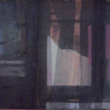 Painting titled "Windows…." by Denisa Paho, Original Artwork, Ink