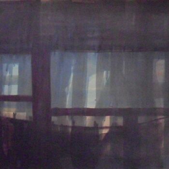 Painting titled "Windows/" by Denisa Paho, Original Artwork, Ink
