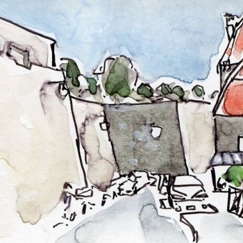 Drawing titled "Le fort Griffon de…" by Denis Demouge, Original Artwork