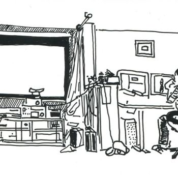 Drawing titled "Série Agnès Varda (…" by Denis Demouge, Original Artwork