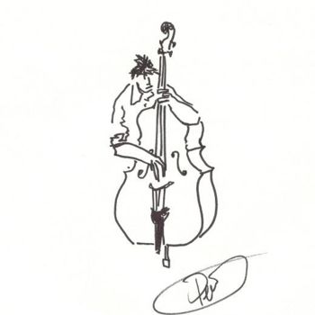 Drawing titled "Alexandre Perrot, c…" by Denis Demouge, Original Artwork