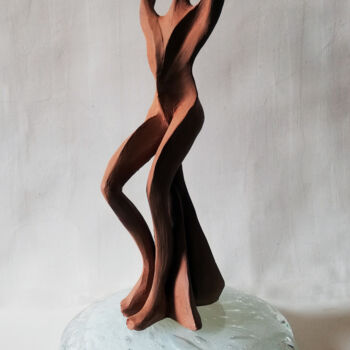 Sculpture titled "Zoe" by Denise Gemin, Original Artwork, Terra cotta