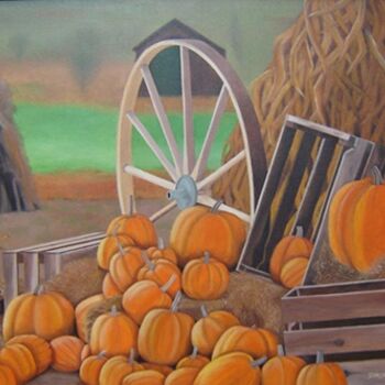 Painting titled "Country" by Denise Fernando, Original Artwork