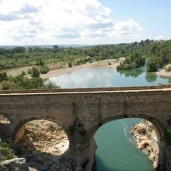 Photography titled "pont du diable 2" by Denis Figorito, Original Artwork