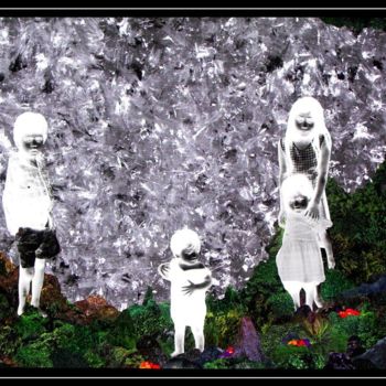 Digitale Kunst getiteld "Les orphelins" door Narcolina, Origineel Kunstwerk