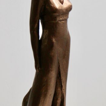 雕塑 标题为“face au vent” 由Denis Thebaudeau, 原创艺术品, 兵马俑