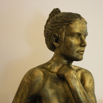 Sculpture titled "Cécile" by Denis Thebaudeau, Original Artwork, Casting