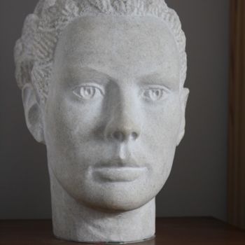 Sculpture intitulée "JEUNE FEMME AU CHIG…" par Denis Thebaudeau, Œuvre d'art originale, Autre