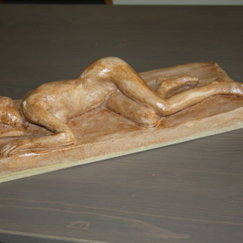 Sculpture intitulée "ensommeillée" par Denis Thebaudeau, Œuvre d'art originale, Autre