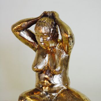 Scultura intitolato "Polly Bronze" da Denis Thebaudeau, Opera d'arte originale, Metalli
