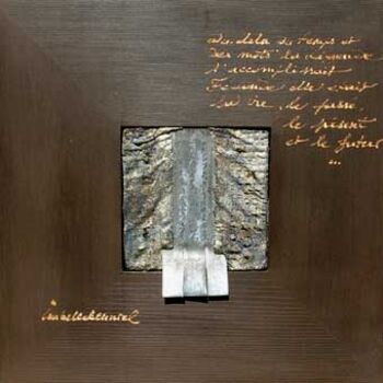 Peinture intitulée "Terre brûlée N°34" par Isabelle Denniel, Œuvre d'art originale, Huile