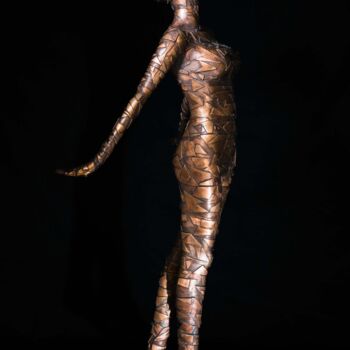 Escultura titulada "HOPE - Und plötzlic…" por Dennis Josef Meseg, Obra de arte original, Bronce