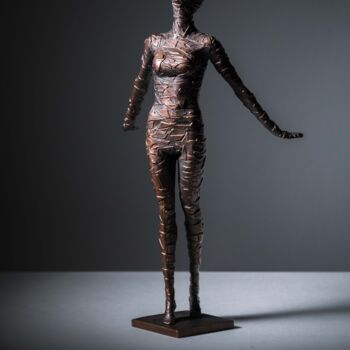 Escultura intitulada "HOPE - Und plötzlic…" por Dennis Josef Meseg, Obras de arte originais, Bronze