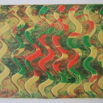 Schilderij getiteld "-69-aosis-tropical-…" door Deph, Origineel Kunstwerk, Acryl