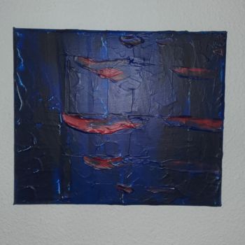 Painting titled "bateaux abstrait ro…" by Deph, Original Artwork, Acrylic