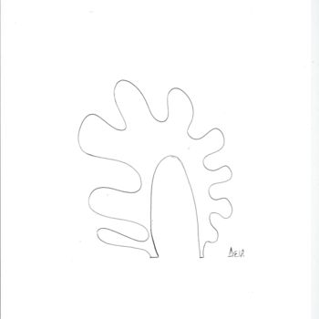 Dibujo titulada "bicallusion-15. 21X…" por Deph, Obra de arte original, Bolígrafo