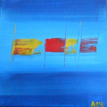 Painting titled "toile-abstraite-40x…" by Deph, Original Artwork, Acrylic