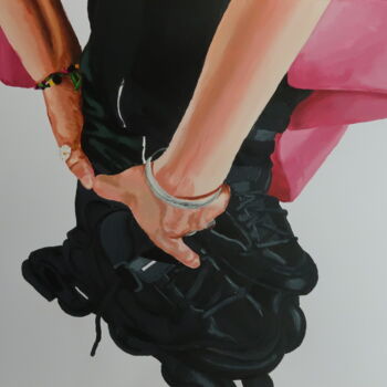 Peinture intitulée ""rollers" I" par Depict Sofia, Œuvre d'art originale, Acrylique