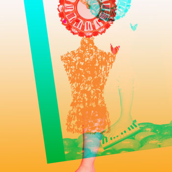 Arts numériques intitulée "S'Affranchir" par Sophie Déprez, Œuvre d'art originale, Photo montage Monté sur Autre panneau rig…