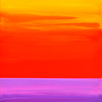 Digitale Kunst mit dem Titel "Kouklia Sunset" von Derek Harris, Original-Kunstwerk, Digitaldruck