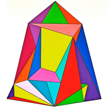 "Triangles in Triang…" başlıklı Dijital Sanat Derek Harris tarafından, Orijinal sanat, Dijital baskı