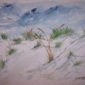 Painting titled "Dunes 3" by Derek Mccrea, Original Artwork, Oil