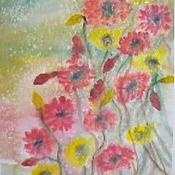 Painting titled "Wildflowers" by Derek Mccrea, Original Artwork