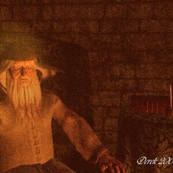 Digital Arts titled "The old Man" by Derek, Original Artwork