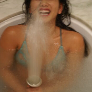 Photography titled "Fun In The Bath" by Derf Nick, Original Artwork, Digital Photography