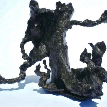 Sculpture titled "Dualité" by Roseline Deschamps, Original Artwork, Other