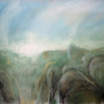 Schilderij getiteld "Pastel sur papier.…" door René Desenne, Origineel Kunstwerk, Anders